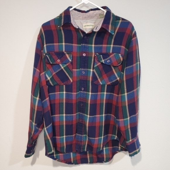 Flannel Button Down long sleeve shirt - Picture 1 of 8